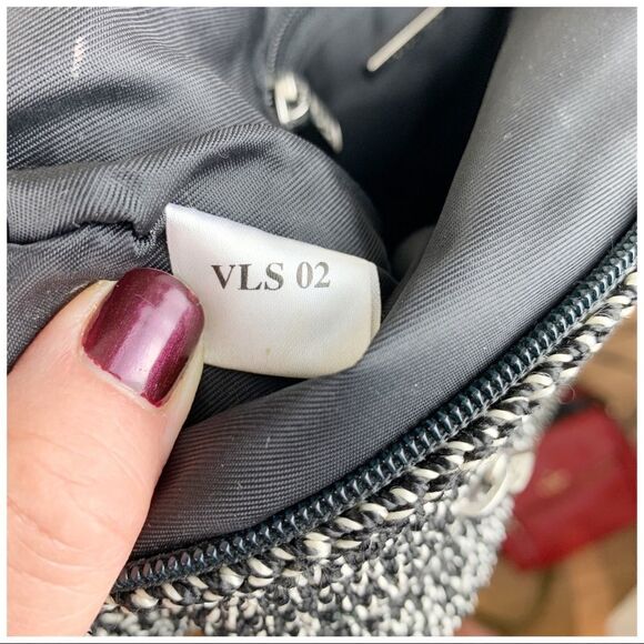 The Sak Black/White‎ Crochet Hobo Style Bag Medium - Picture 10 of 15